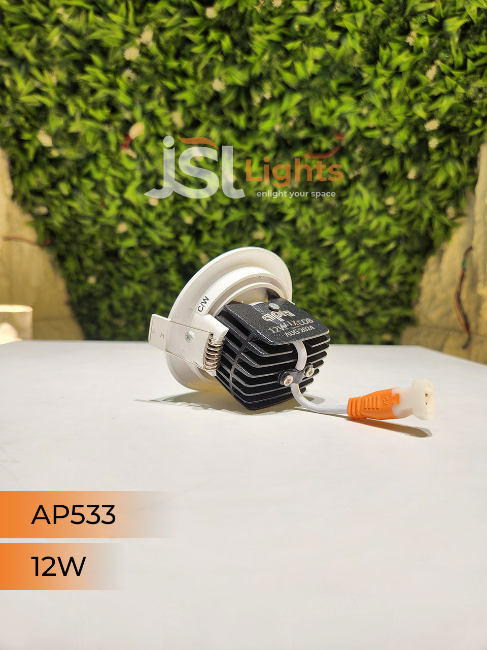 AP 533 12W Round Deep Recessed COB Downlight