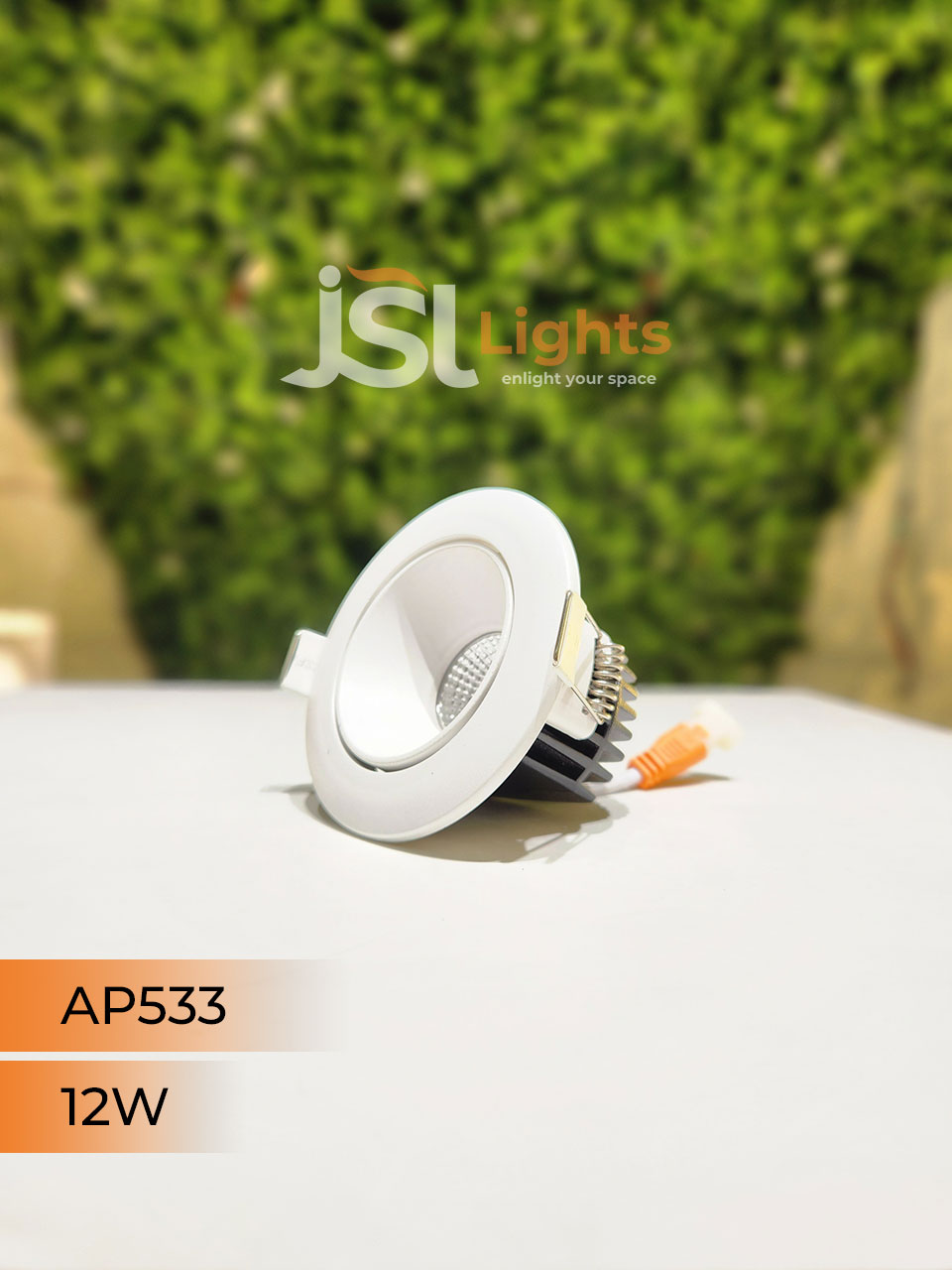 AP 533 12W Round Deep Recessed COB Downlight