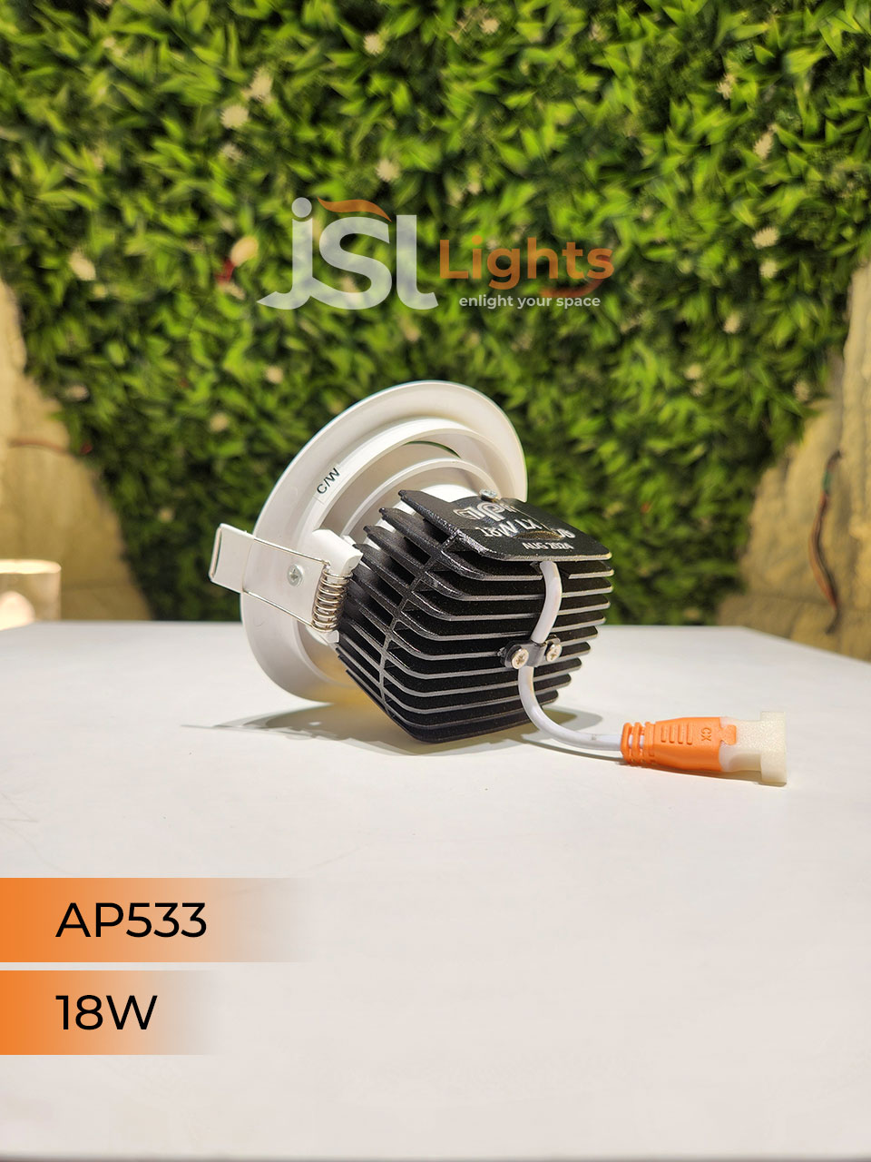 AP 533 18W Round Deep Recessed COB Downlight
