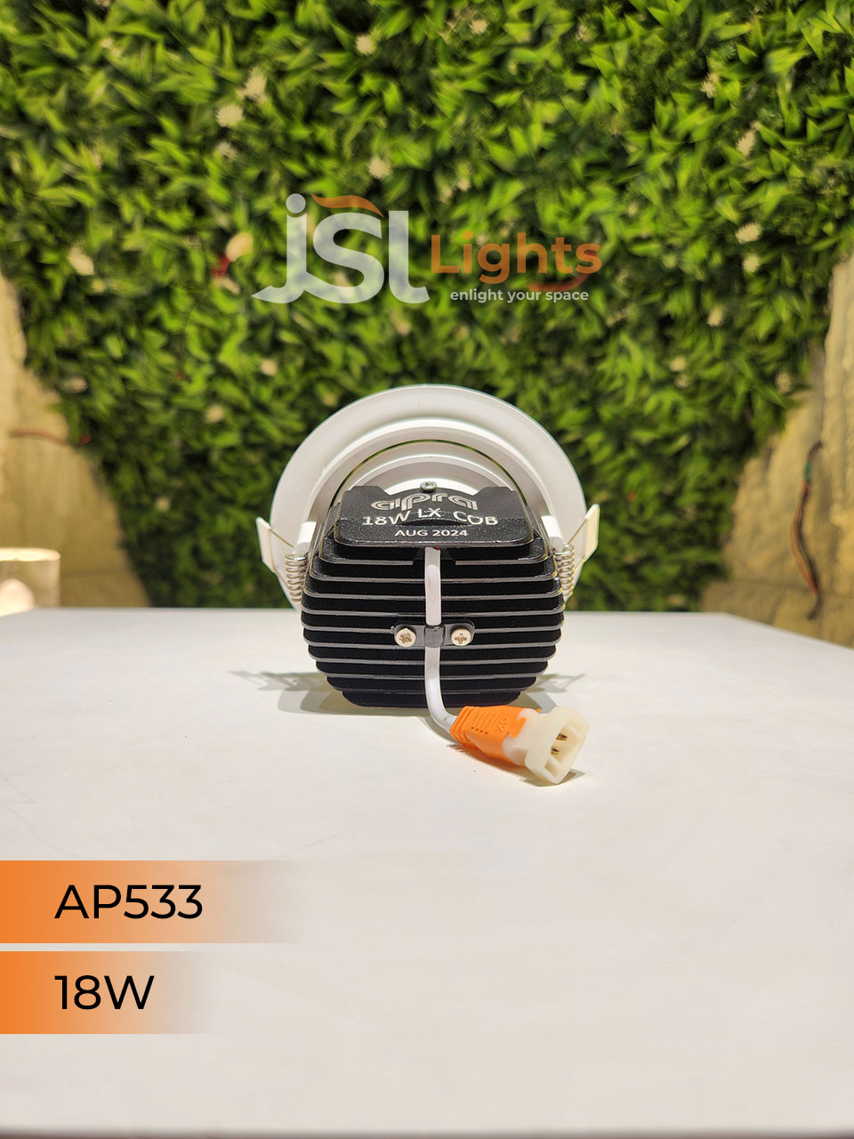 AP 533 18W Round Deep Recessed COB Downlight