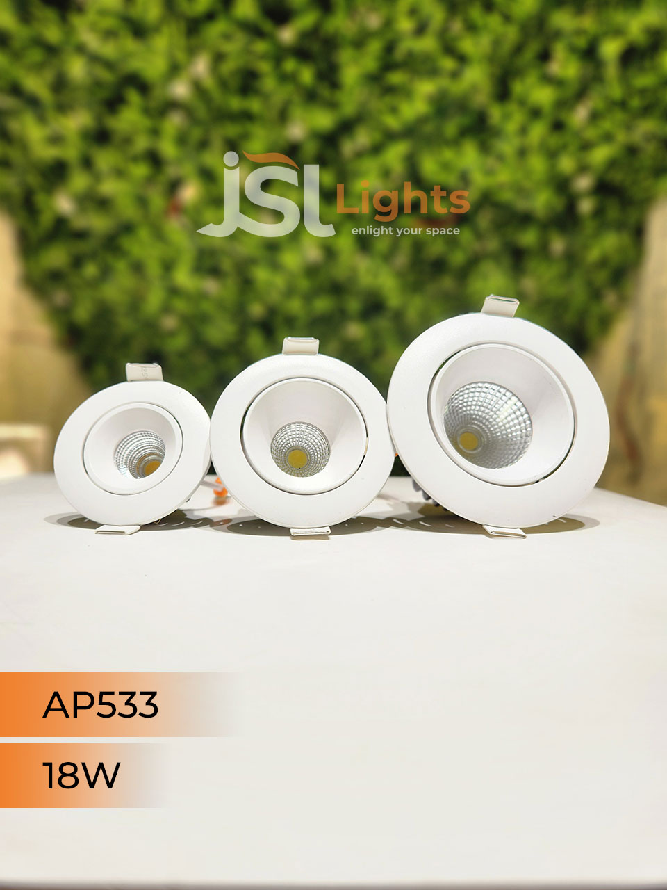 AP 533 18W Round Deep Recessed COB Downlight