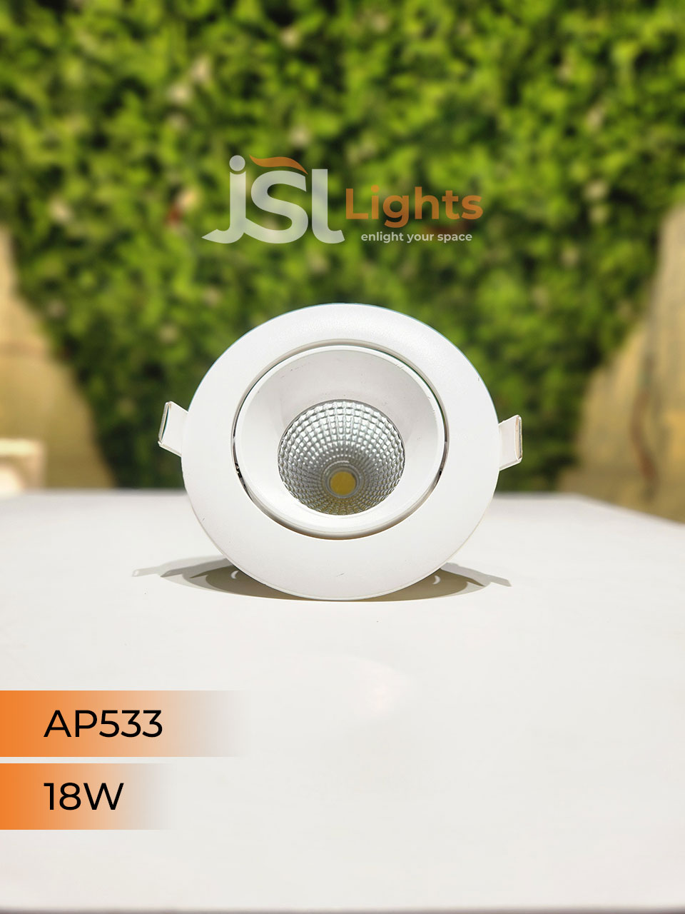 AP 533 18W Round Deep Recessed COB Downlight