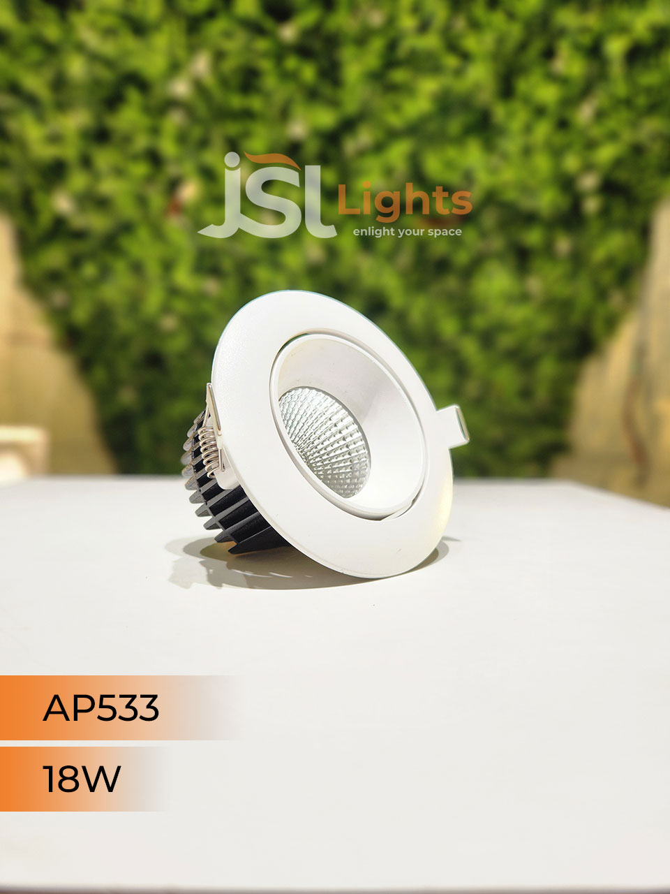 AP 533 18W Round Deep Recessed COB Downlight