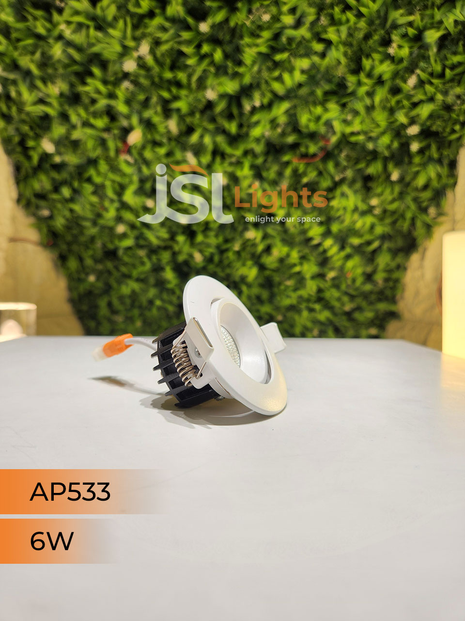 AP 533 6W Round Deep Recessed COB Downlight