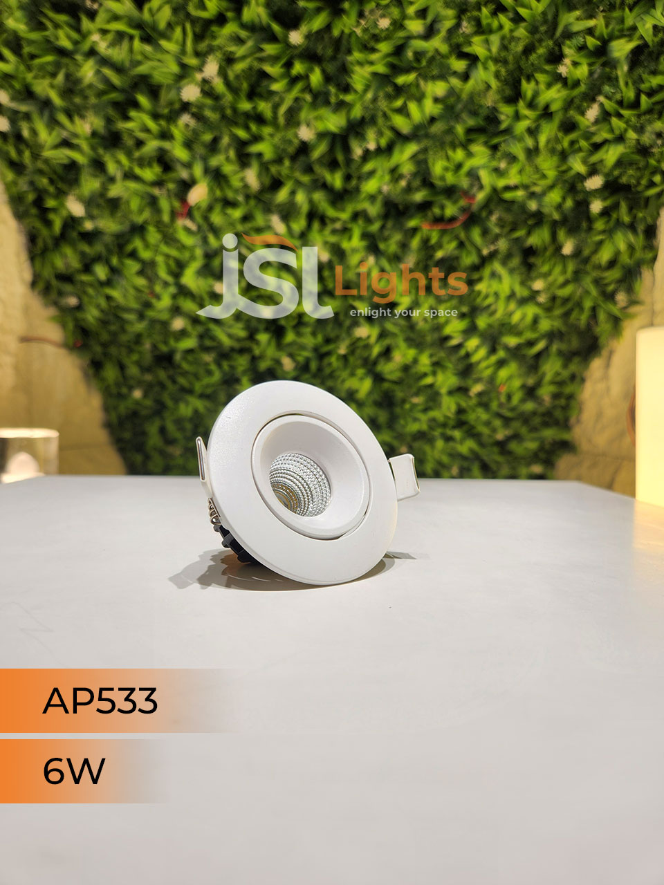 AP 533 6W Round Deep Recessed COB Downlight