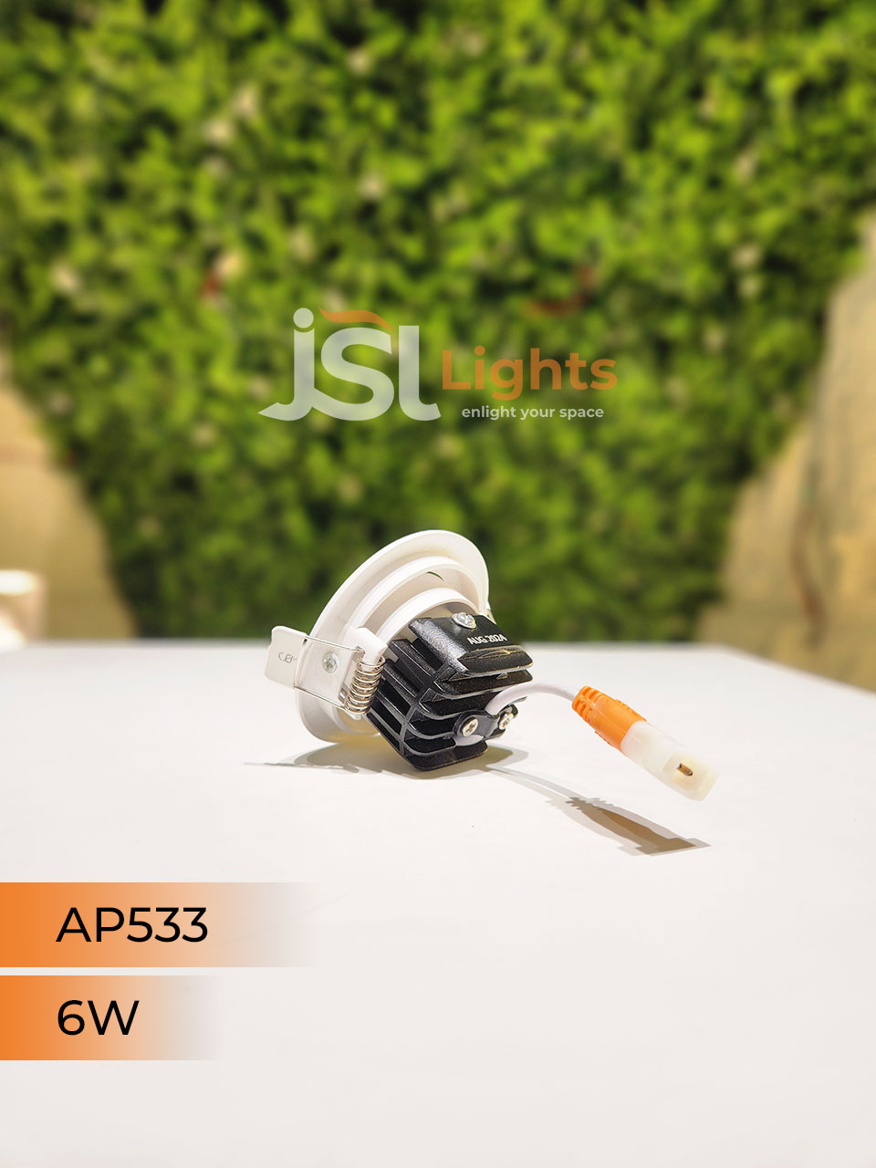 AP 533 6W Round Deep Recessed COB Downlight