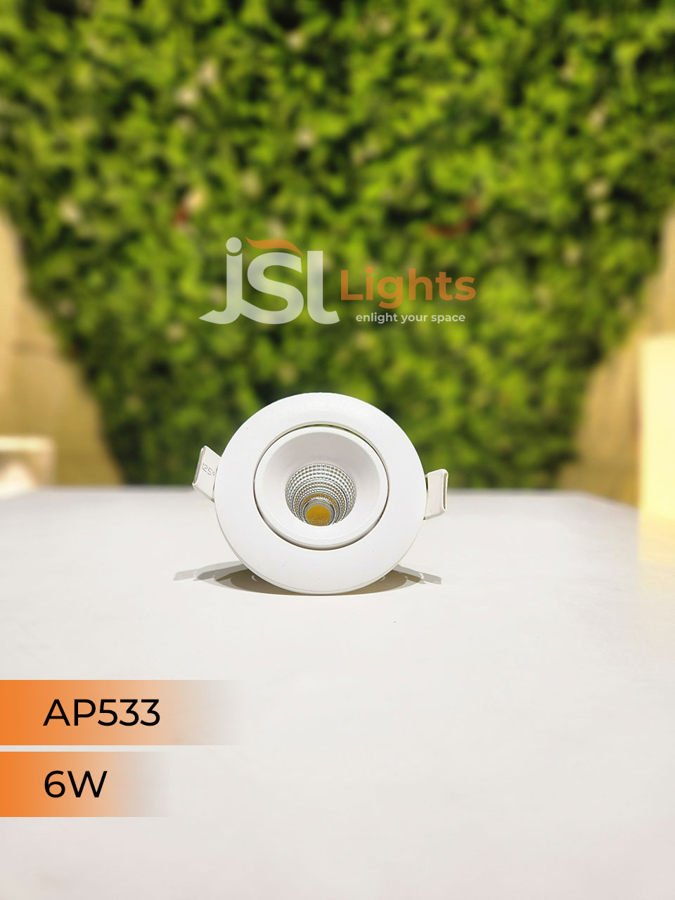 AP 533 6W Round Deep Recessed COB Downlight