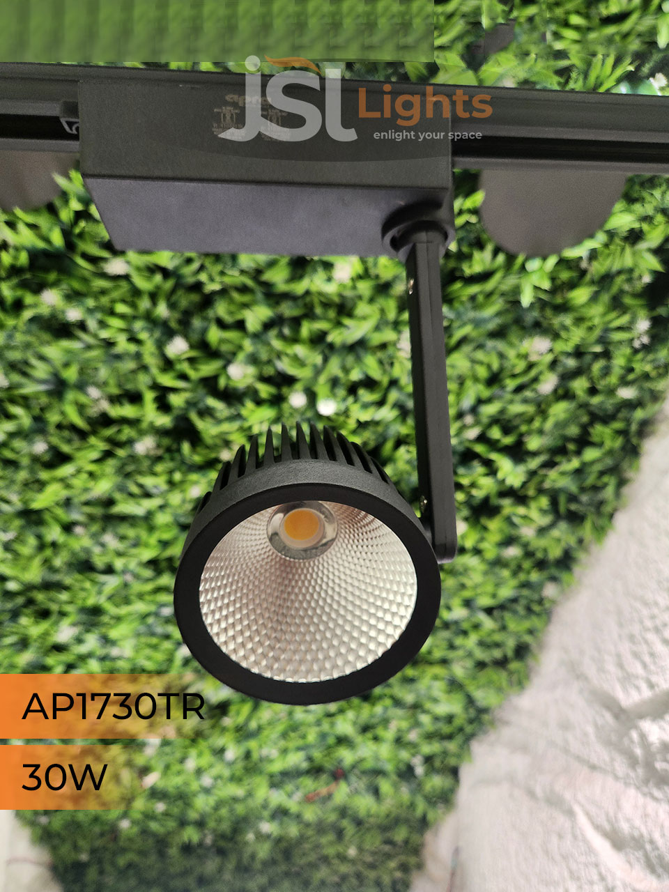 AP1730 30W LED Track Spotlight Black Body