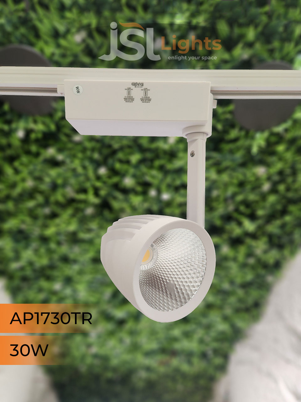 AP1730 30W LED Track Spotlight White Body