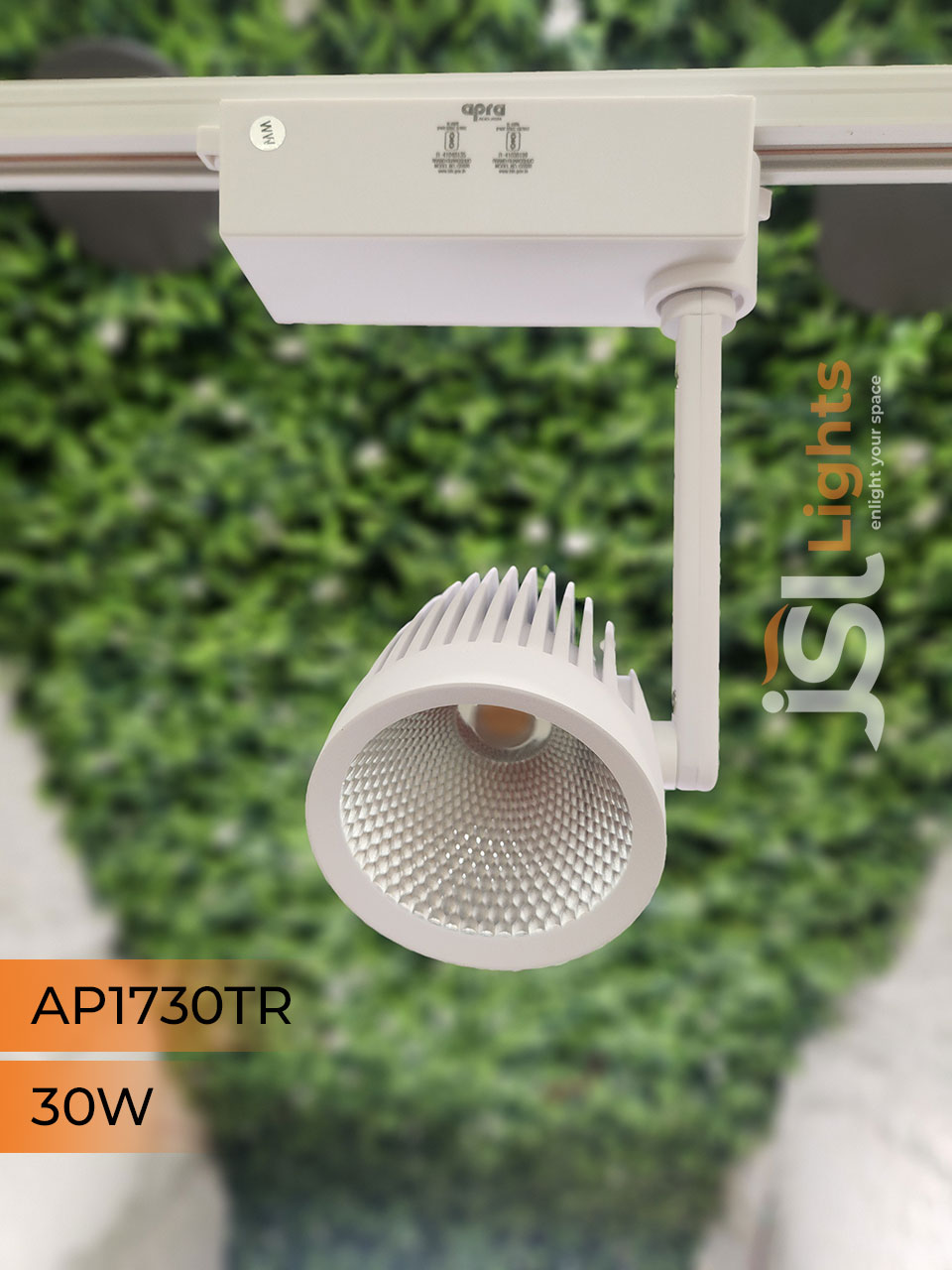 AP1730 30W LED Track Spotlight White Body