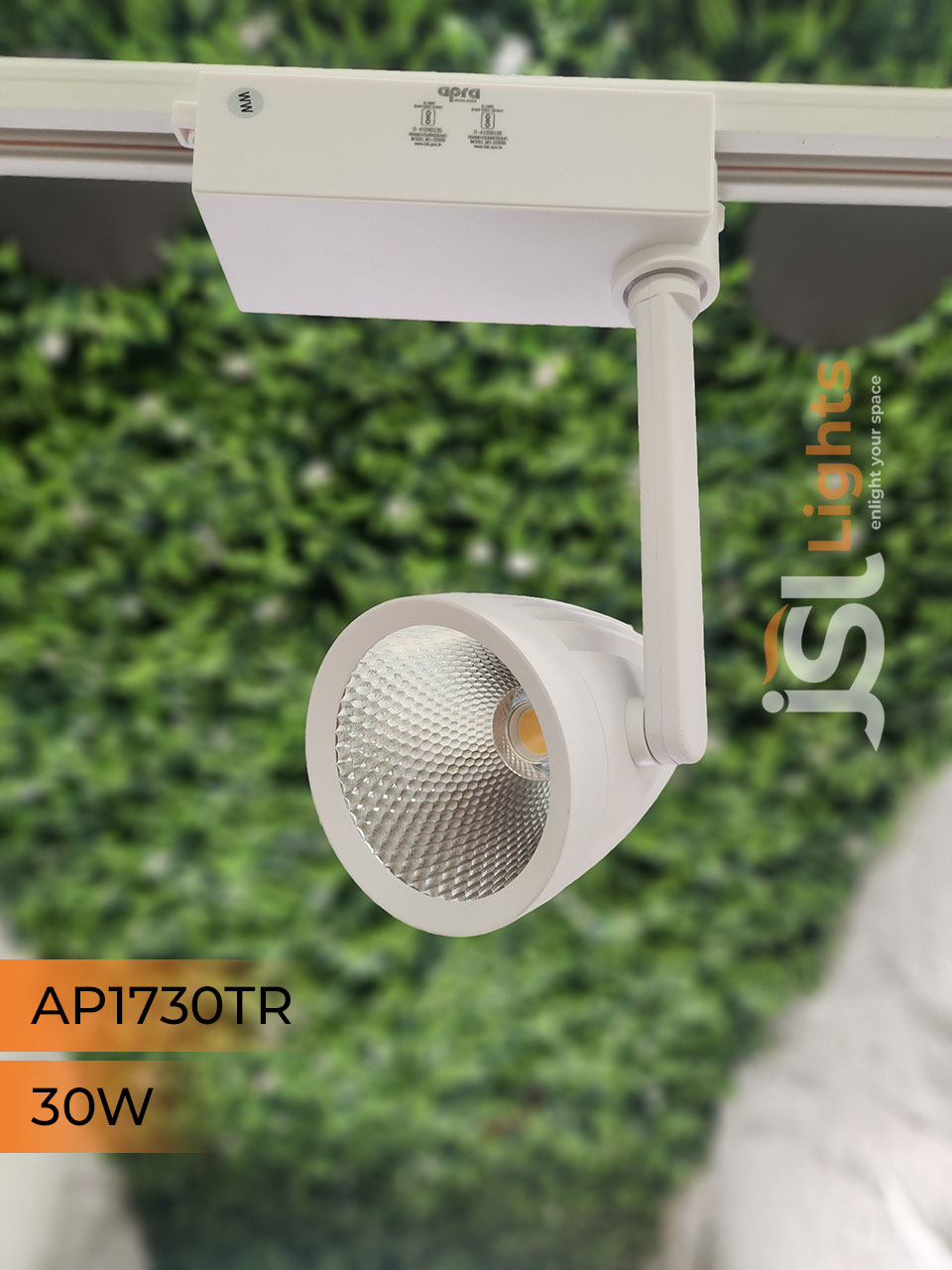 AP1730 30W LED Track Spotlight White Body