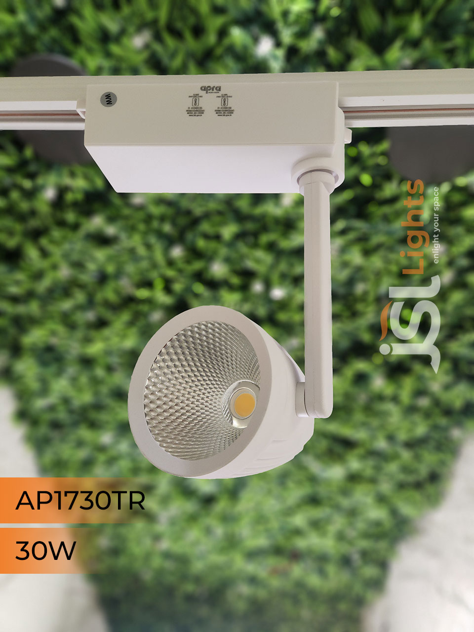 AP1730 30W LED Track Spotlight White Body