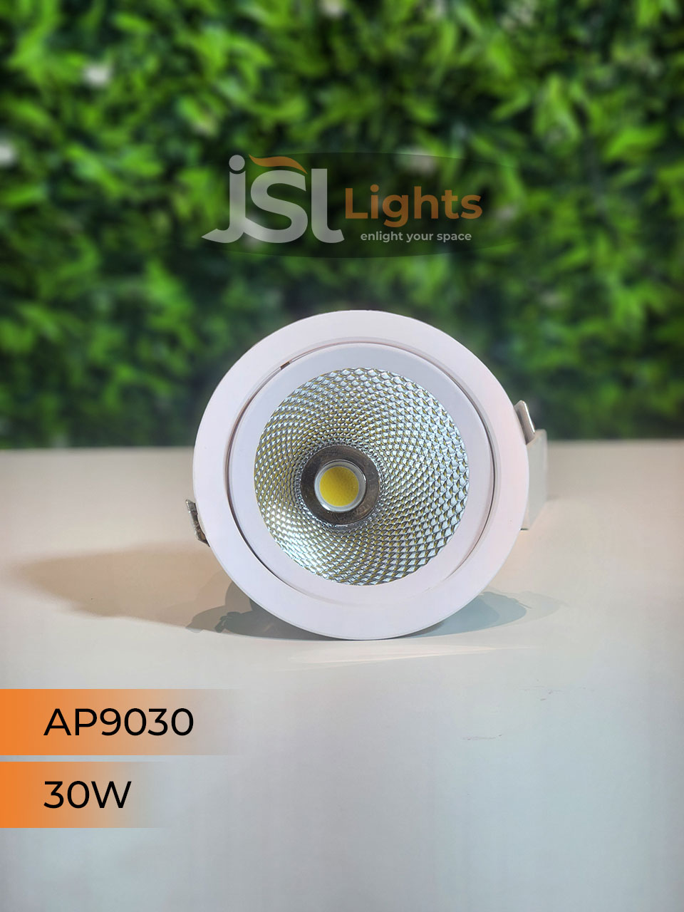 AP9030 30W Round Deep Recessed COB Downlight
