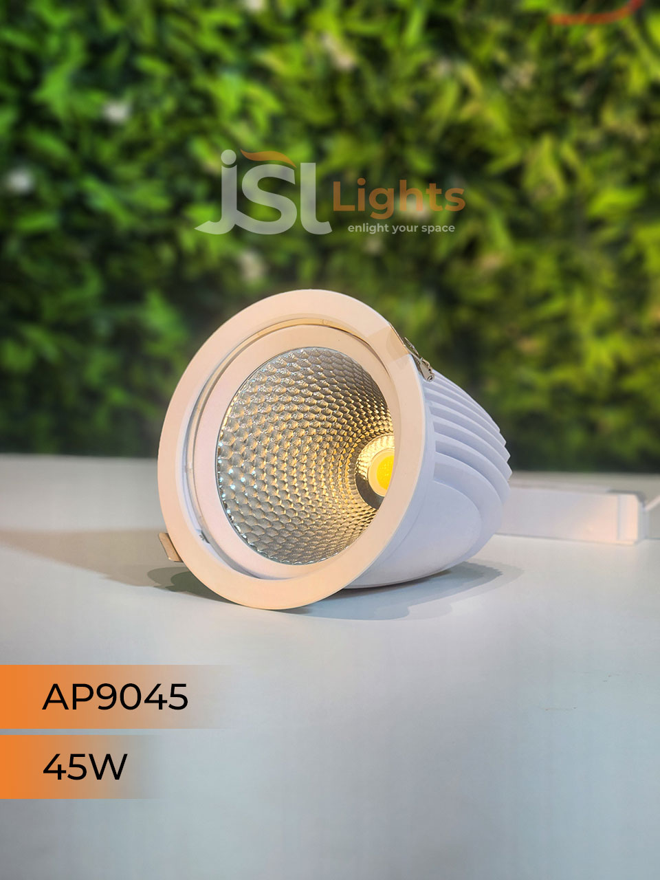 AP9045 45W Round Deep Recessed COB Downlight