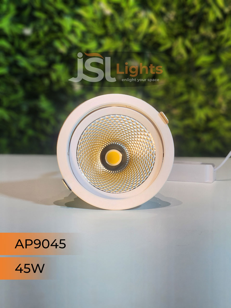AP9045 45W Round Deep Recessed COB Downlight