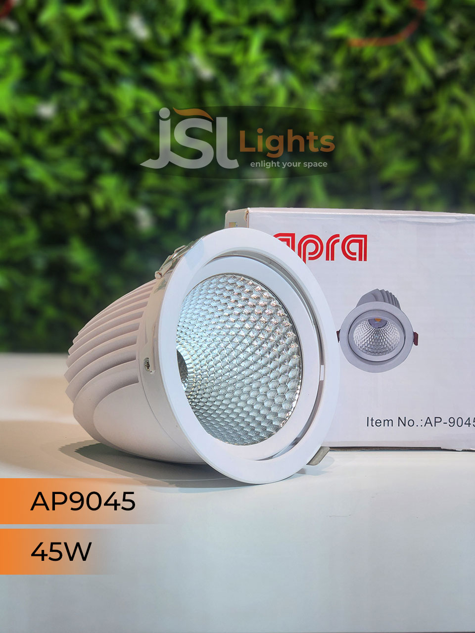 AP9045 45W Round Deep Recessed COB Downlight