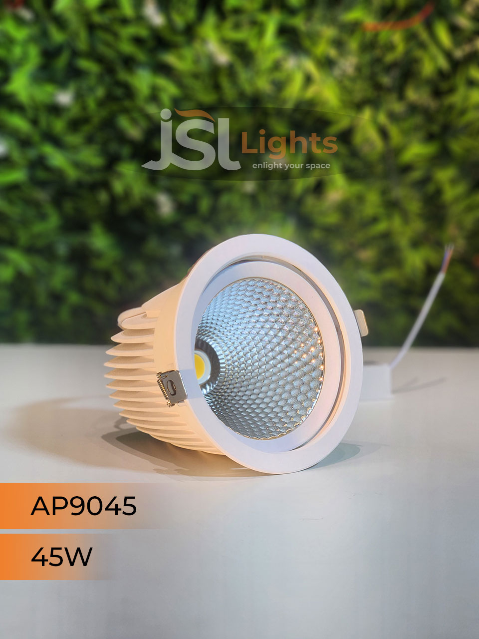 AP9045 45W Round Deep Recessed COB Downlight