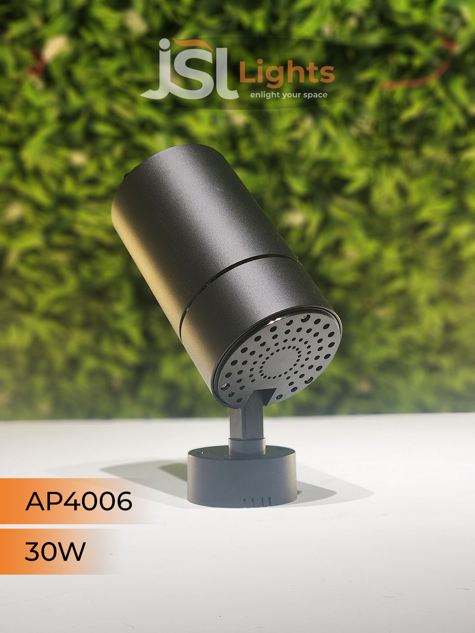 Apra 4006 30W Black Wall Spotlight Focus Light for Showroom