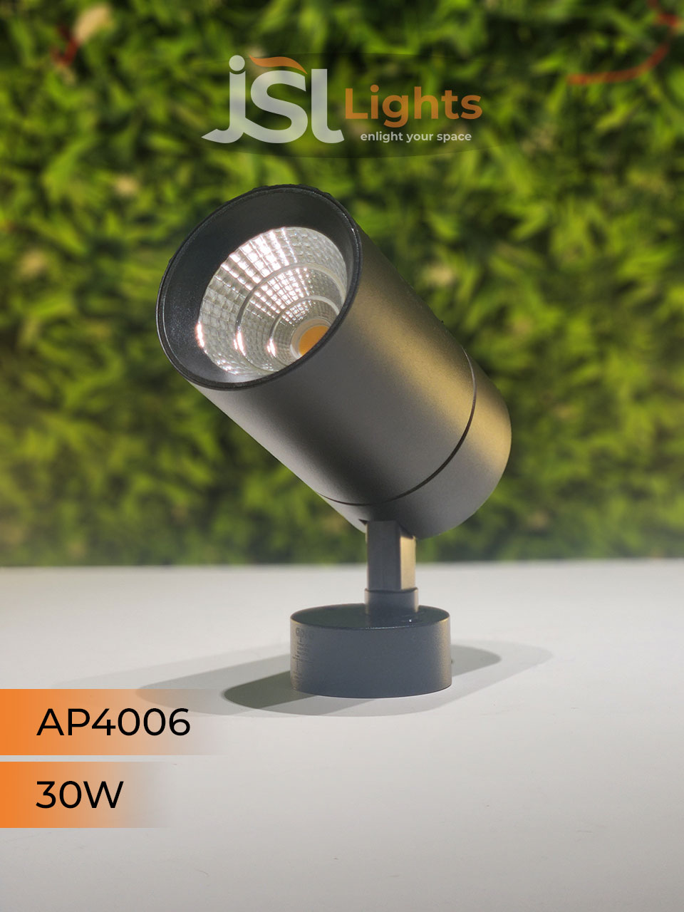 Apra 4006 30W Black Wall Spotlight Focus Light for Showroom