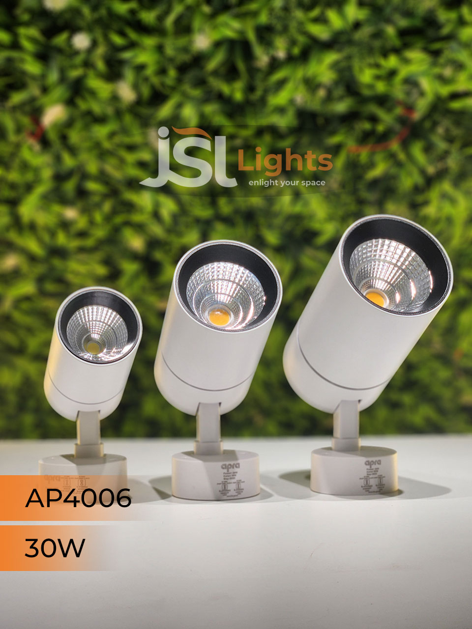 Apra 4006 30W White Wall Spotlight Focus Light for Showroom