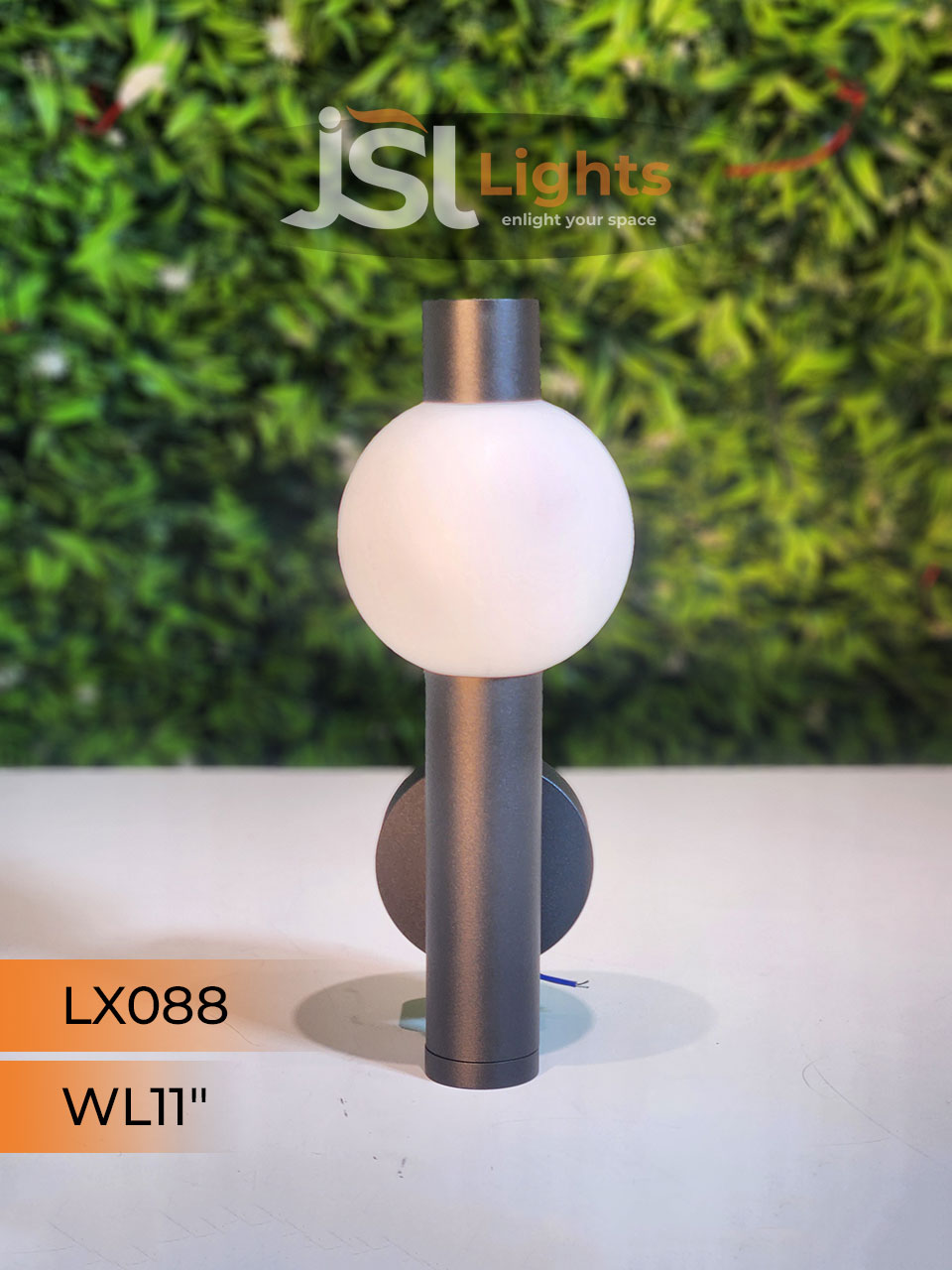 LX 088 12W Up Down Wall Decorative Light Black Aluminium Body Outdoor Wall Light