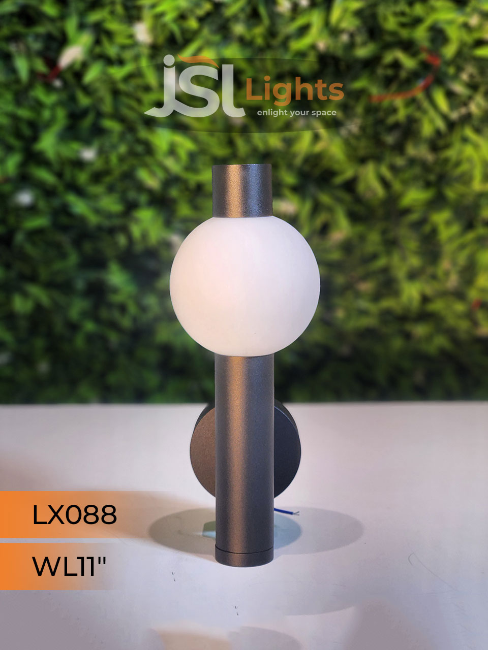 LX 088 12W Up Down Wall Decorative Light Black Aluminium Body Outdoor Wall Light