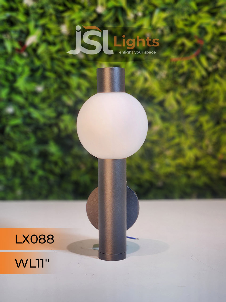 LX 088 12W Up Down Wall Decorative Light Black Aluminium Body Outdoor Wall Light