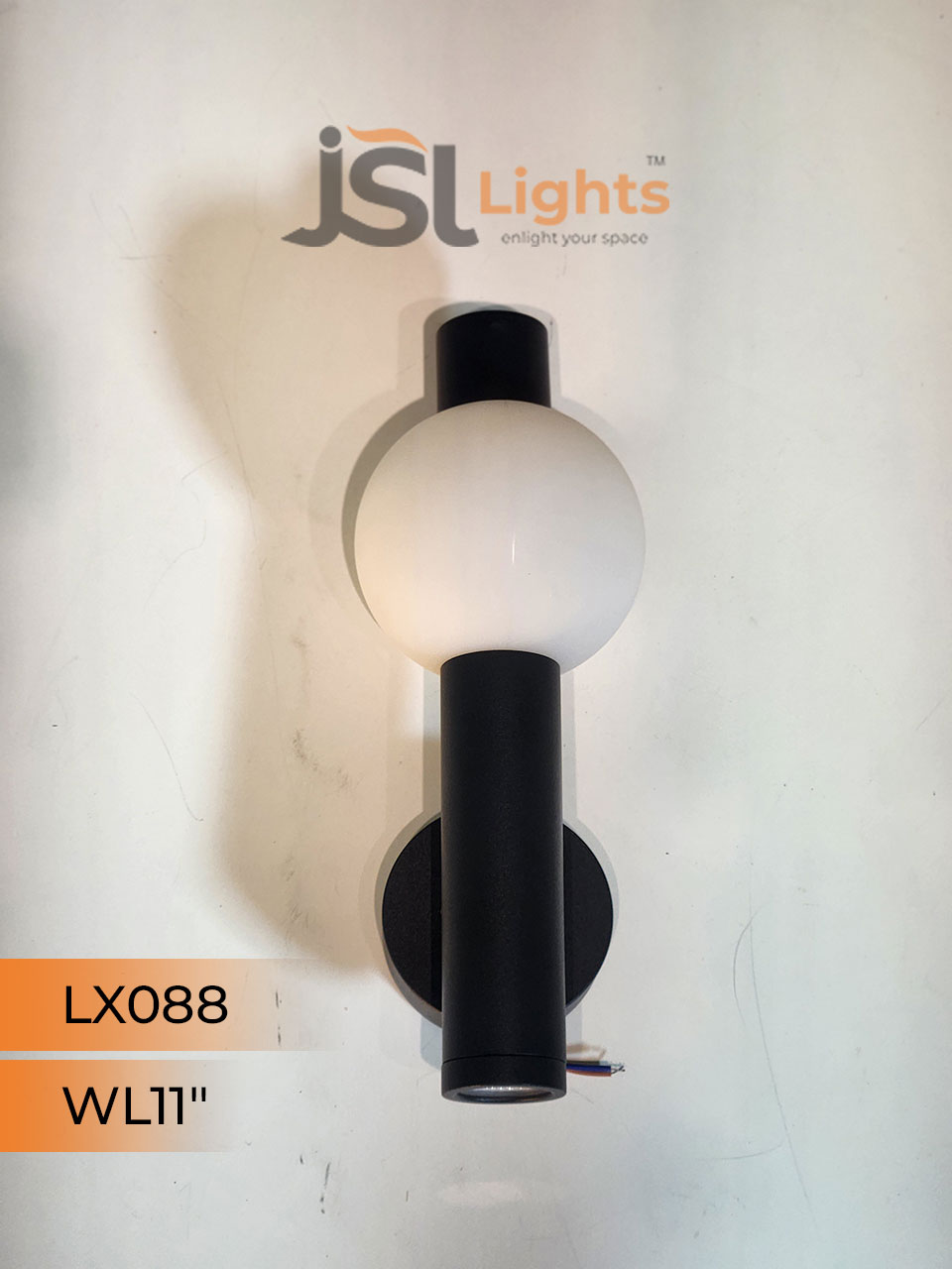 LX 088 12W Up Down Wall Decorative Light Black Aluminium Body Outdoor Wall Light
