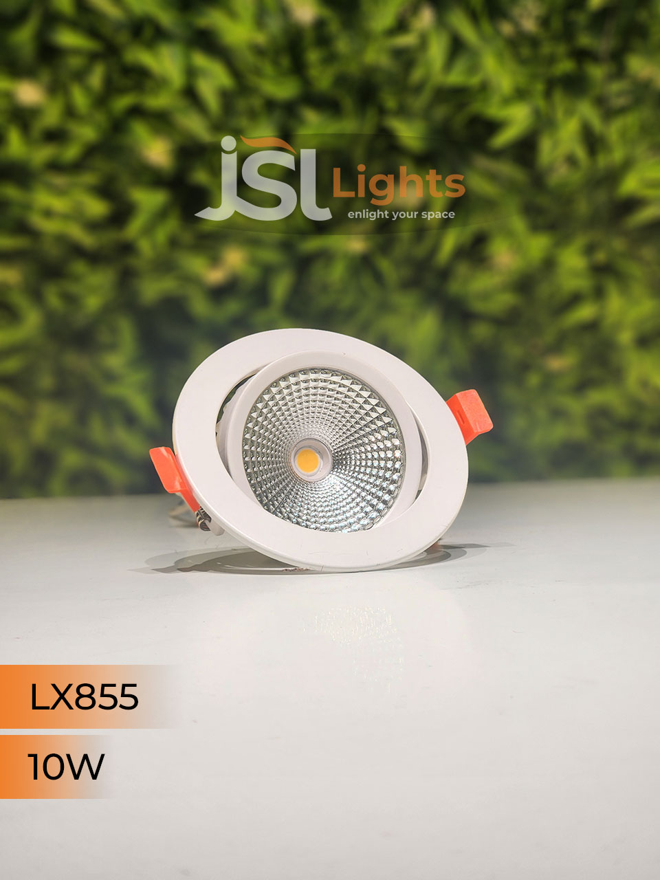 LX 855 10W Round Deep Recessed COB Downlight