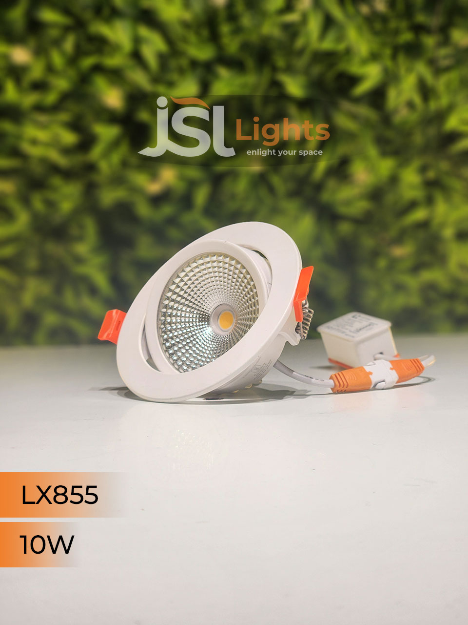 LX 855 10W Round Deep Recessed COB Downlight