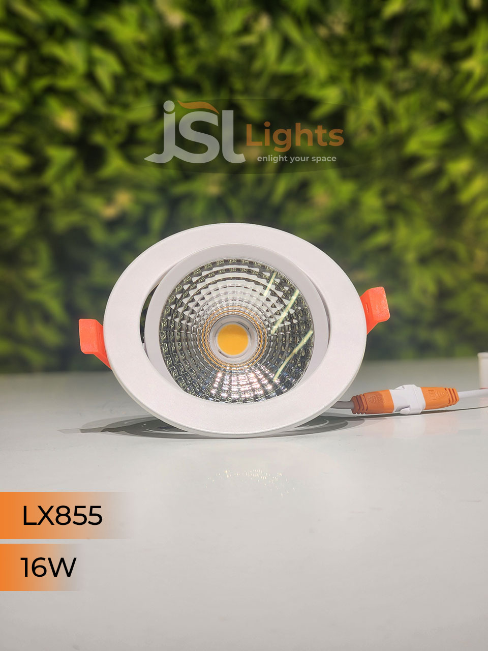 LX 855 16W Round Deep Recessed COB Downlight