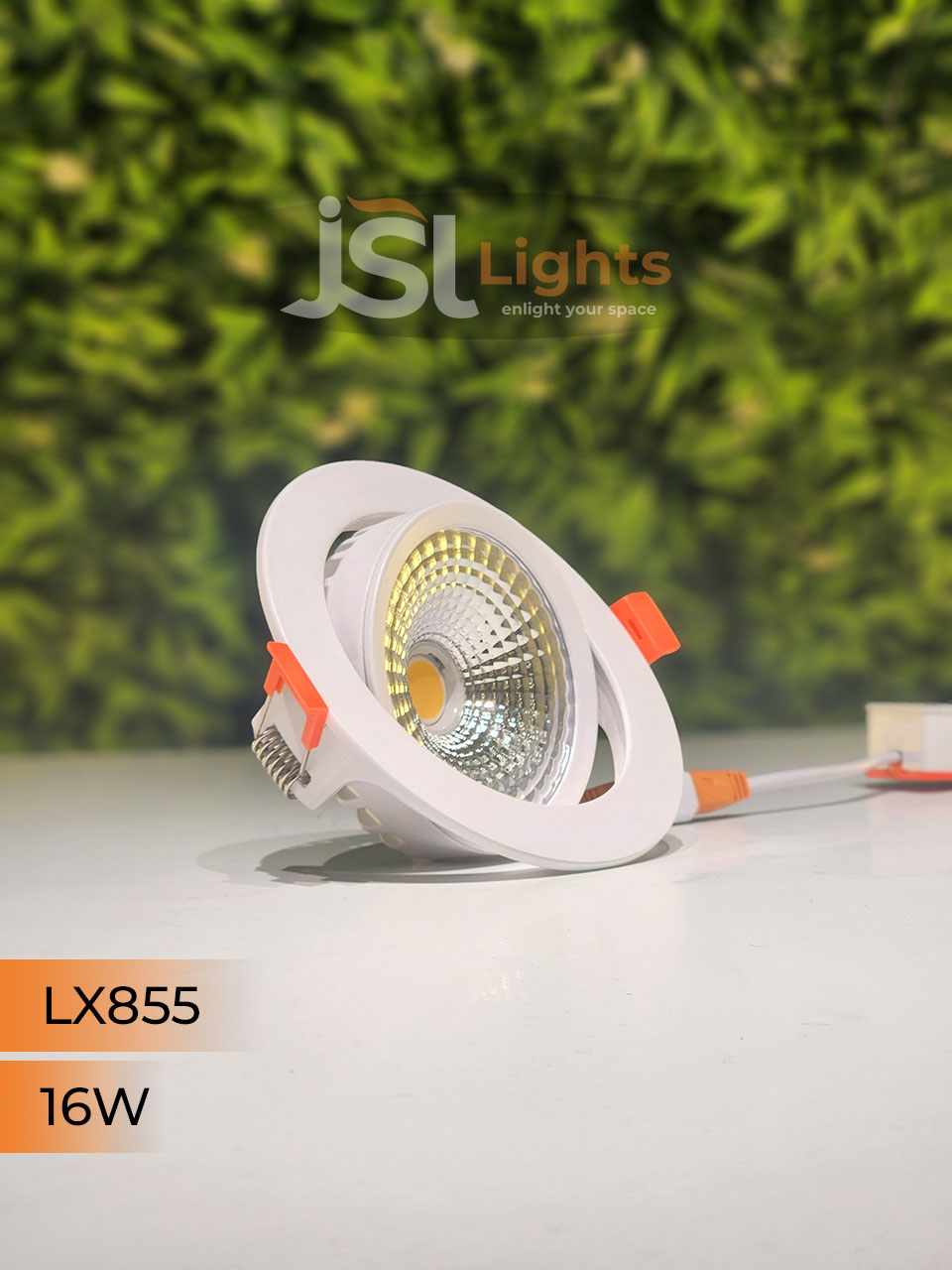 LX 855 16W Round Deep Recessed COB Downlight