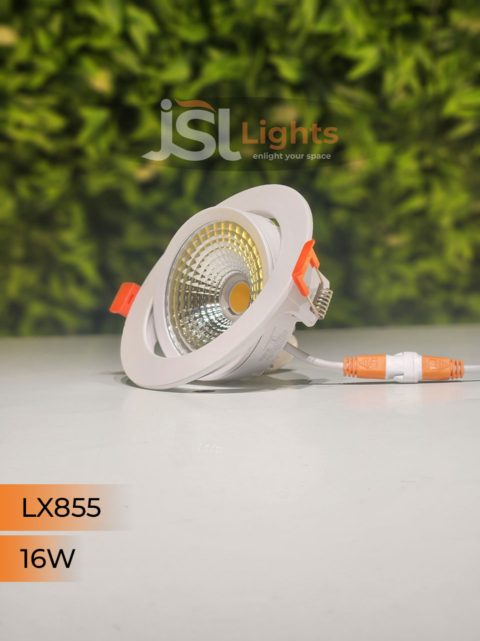 LX 855 16W Round Deep Recessed COB Downlight