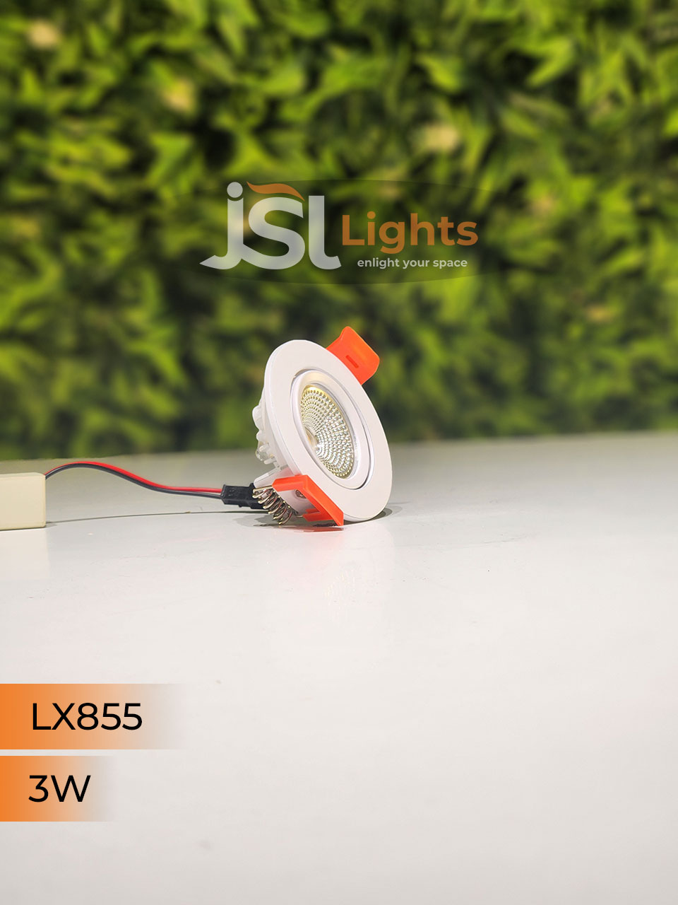 LX 855 3W Round Deep Recessed COB Downlight