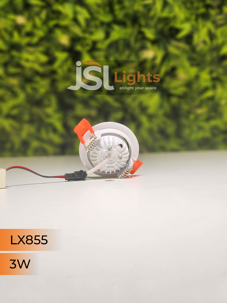 LX 855 3W Round Deep Recessed COB Downlight
