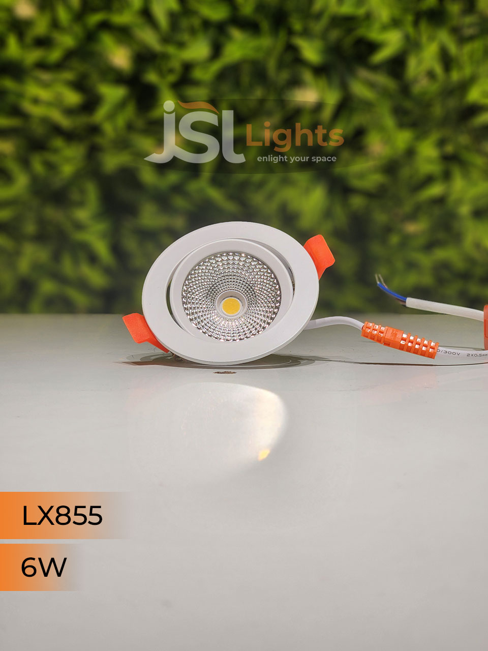 LX 855 6W Round Deep Recessed COB Downlight