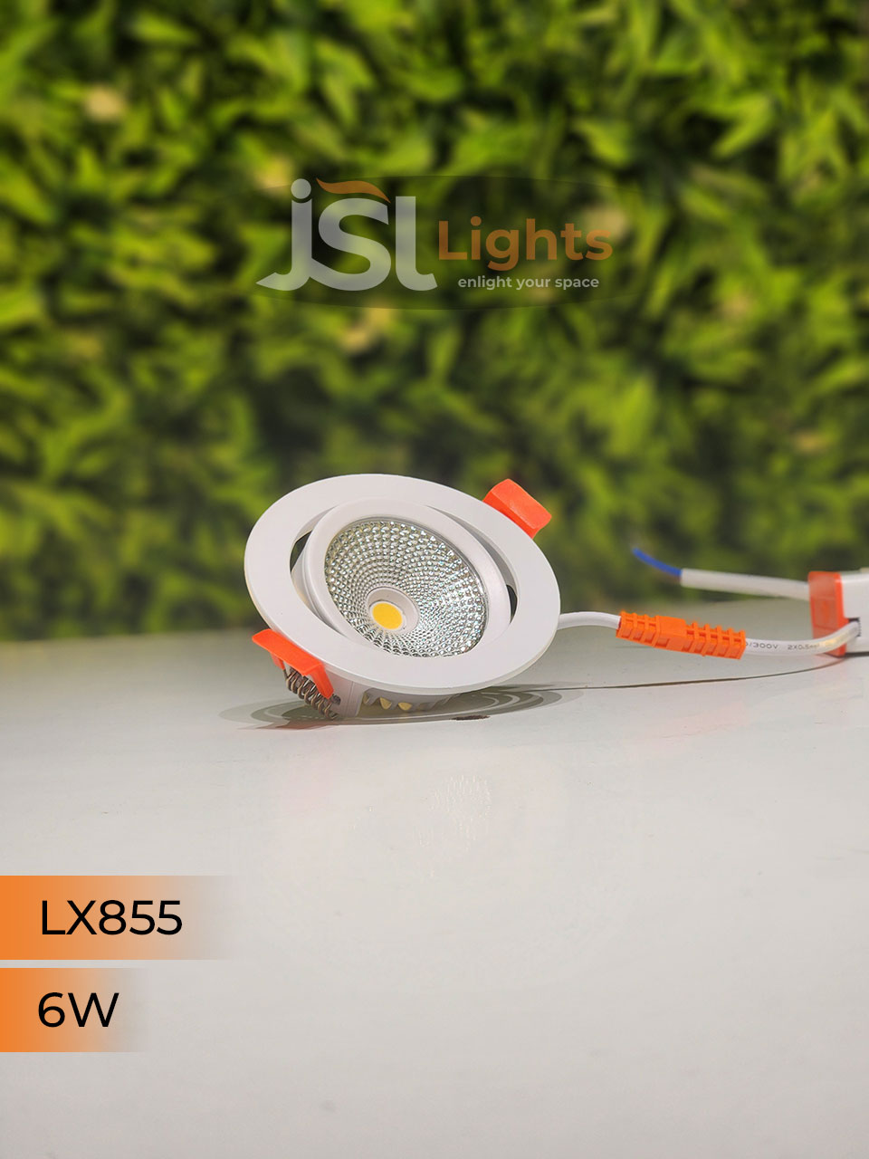 LX 855 6W Round Deep Recessed COB Downlight