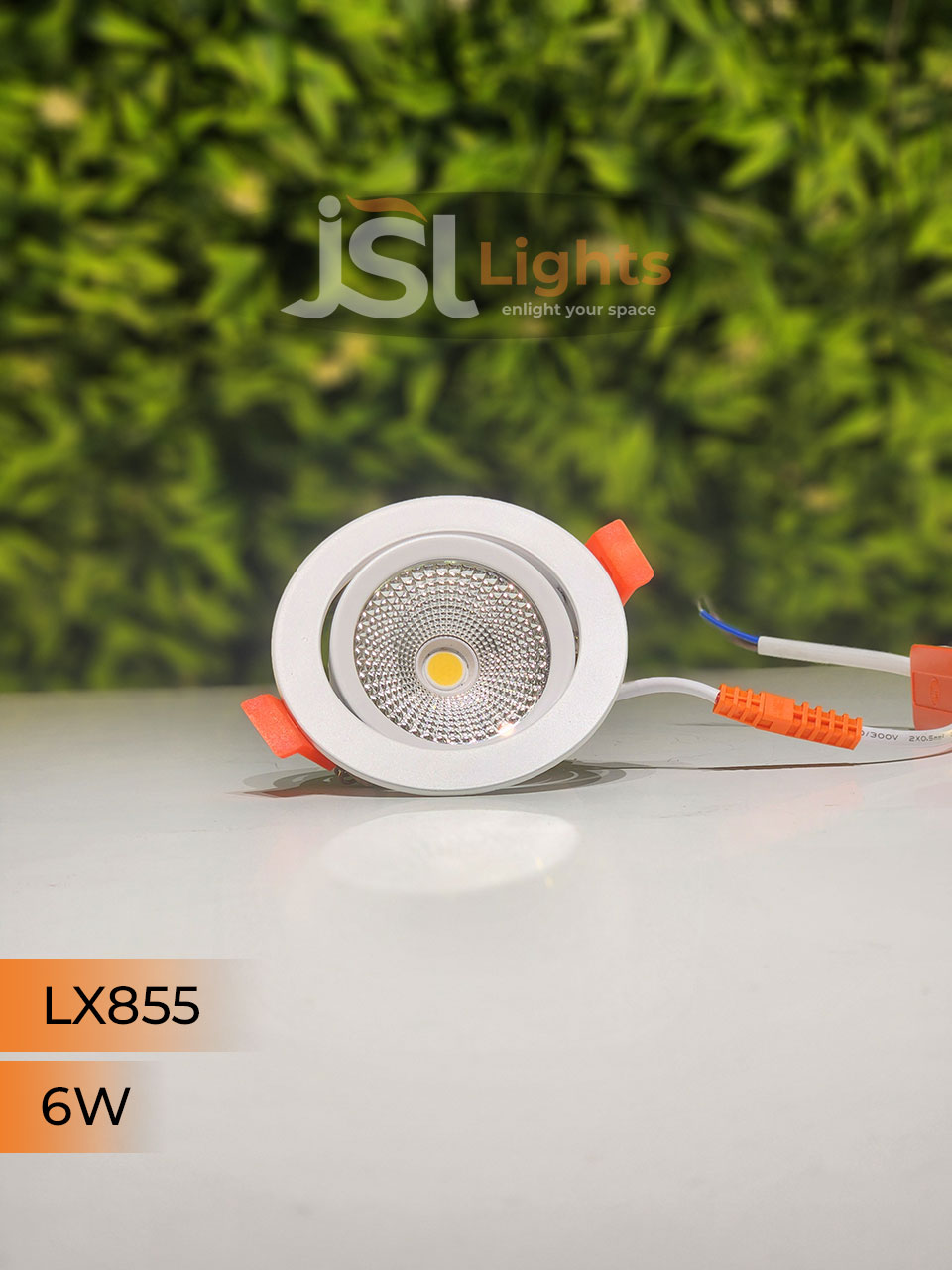 LX 855 6W Round Deep Recessed COB Downlight