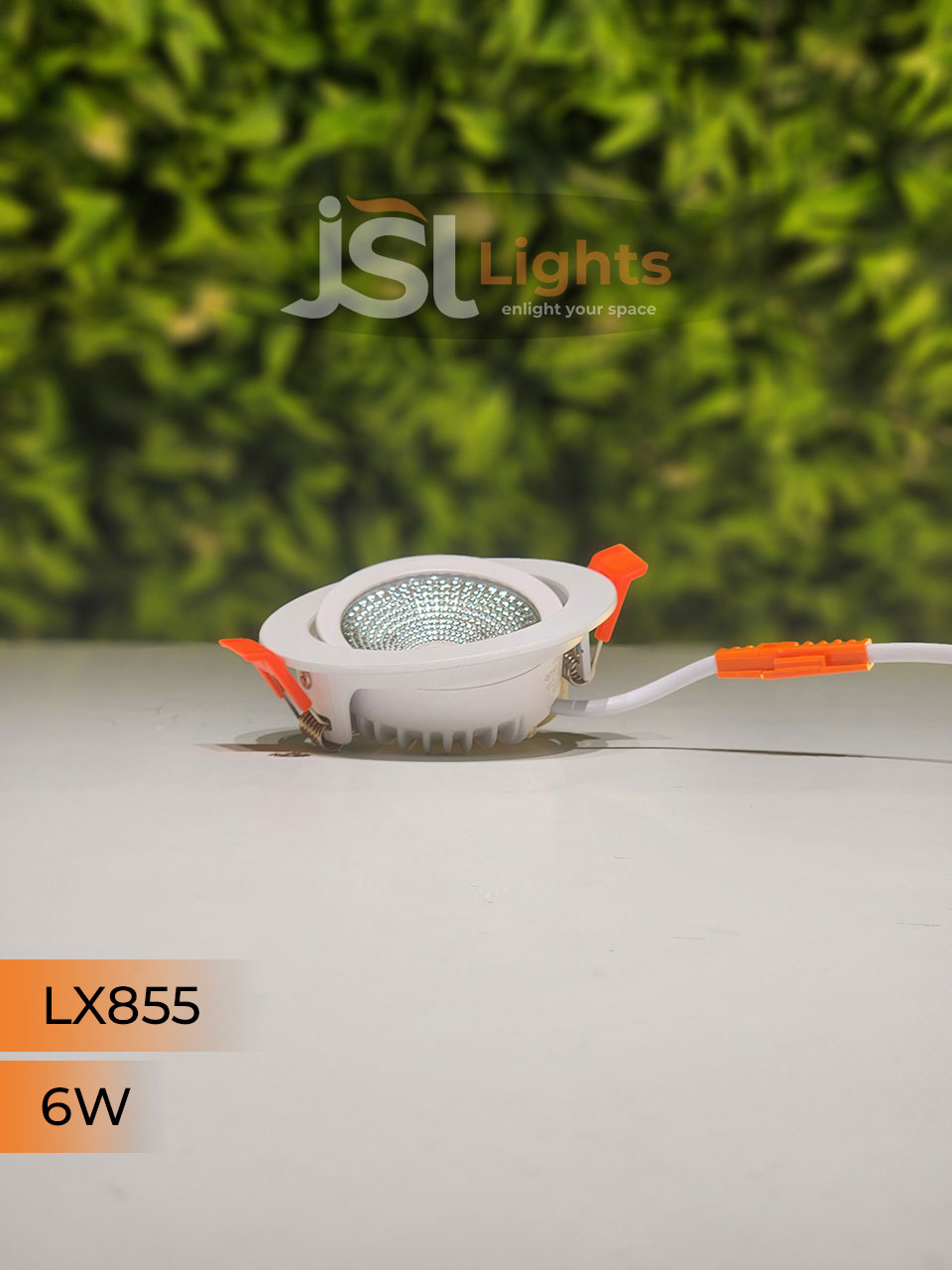 LX 855 6W Round Deep Recessed COB Downlight