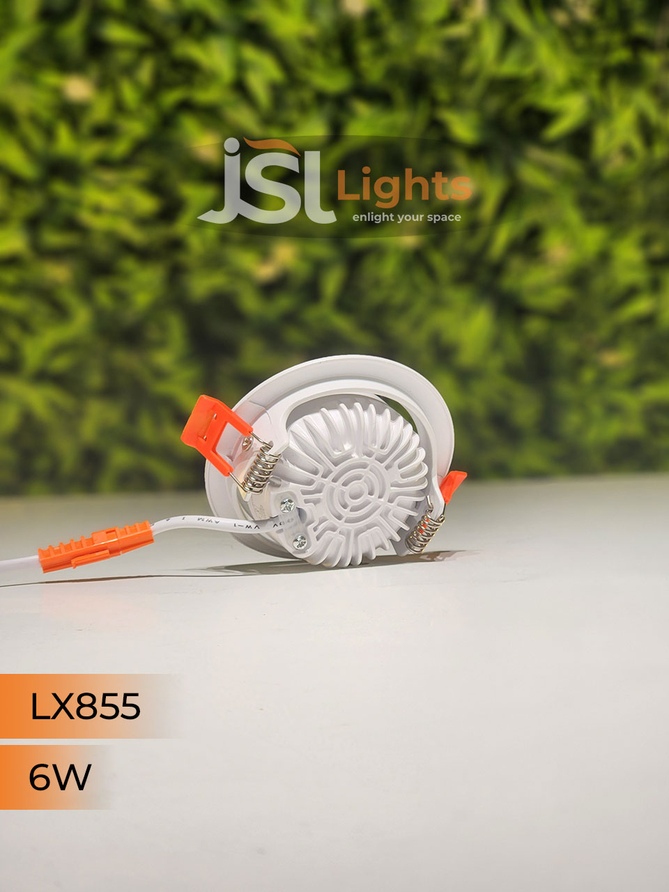 LX 855 6W Round Deep Recessed COB Downlight