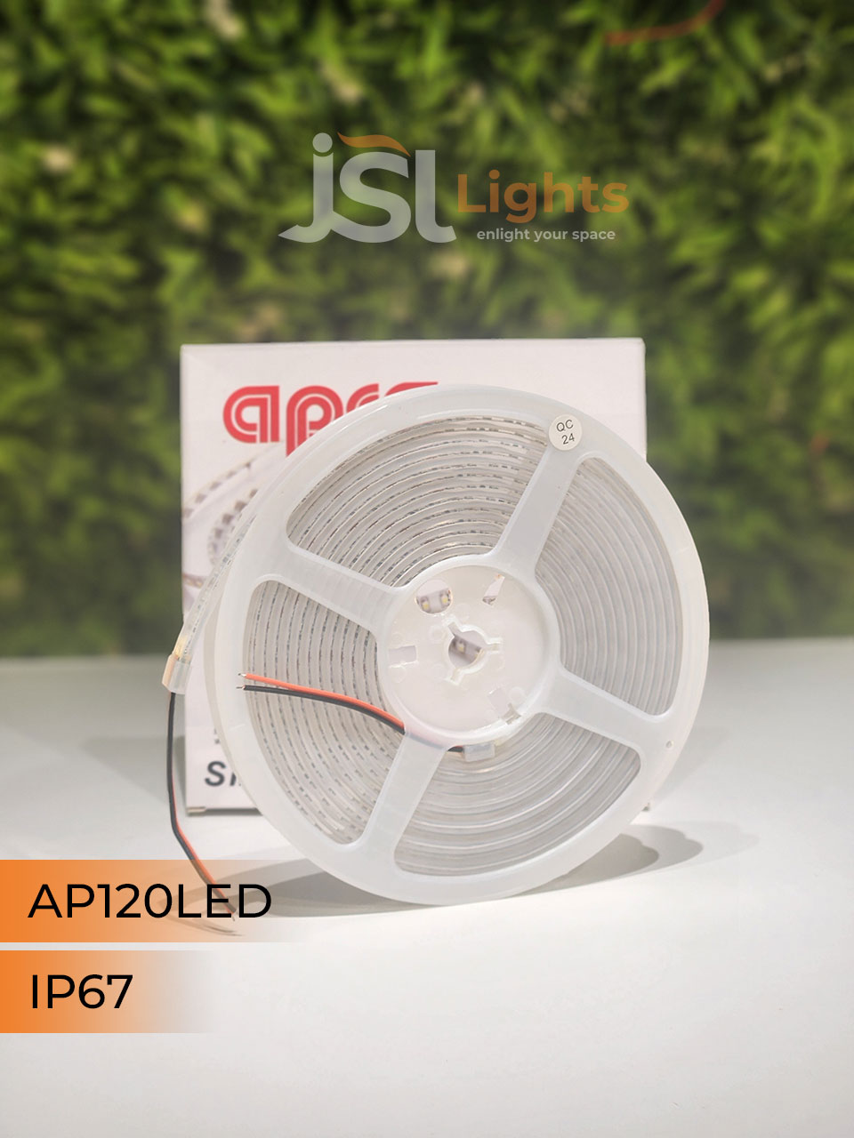 APRA 12V 2835 120Led IP67 Strip Light 5Mt Pack