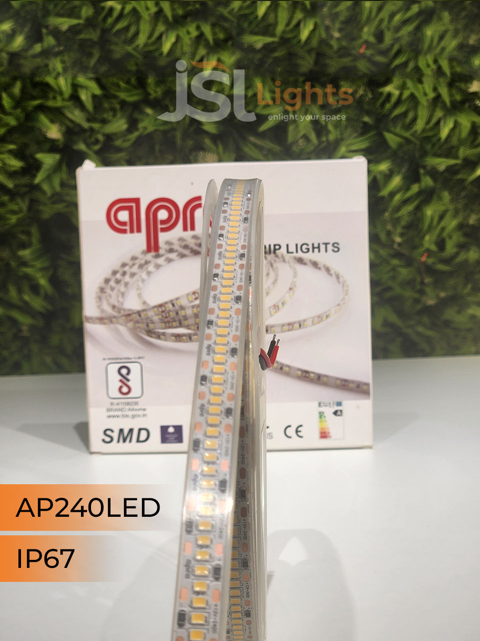 APRA 12V 2835 240Led IP67 Strip Light 5Mt Pack
