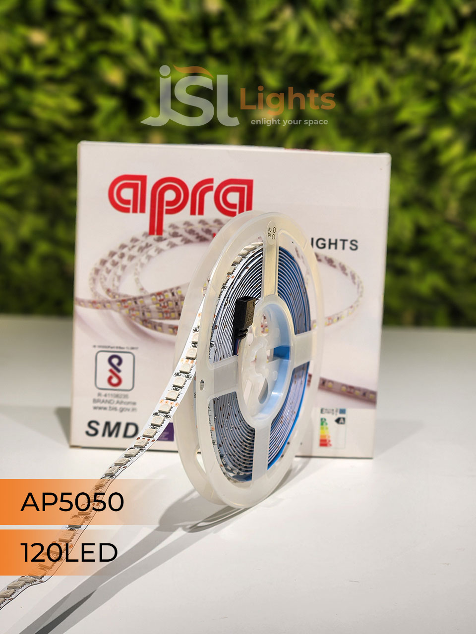 APRA 12V 5050 RGB 120Led Strip Light 5Mt Pack