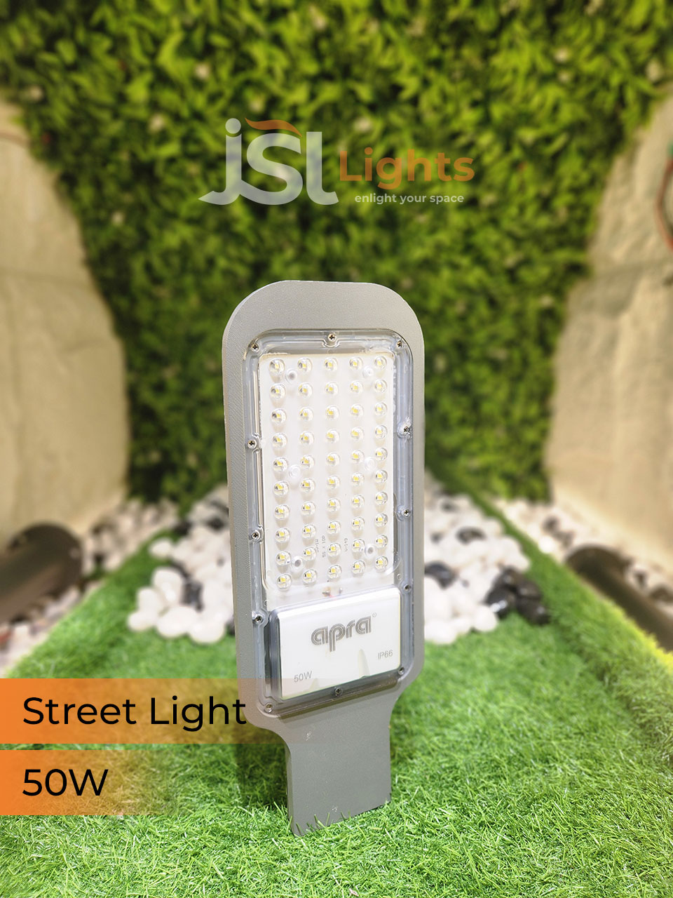 APRA 50W IND Waterproof Outdoor LED Street Light IP67 Pole Light