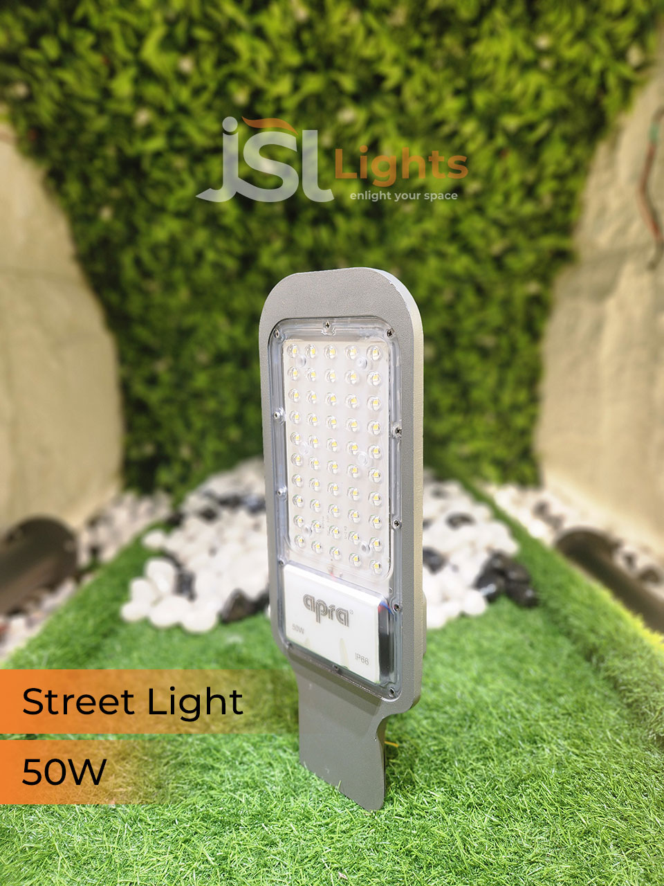 APRA 50W IND Waterproof Outdoor LED Street Light IP67 Pole Light