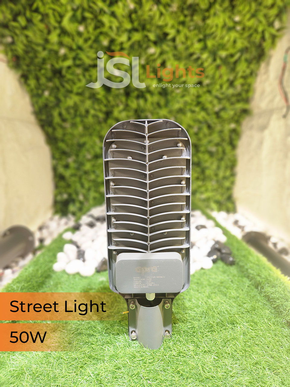 APRA 50W IND Waterproof Outdoor LED Street Light IP67 Pole Light
