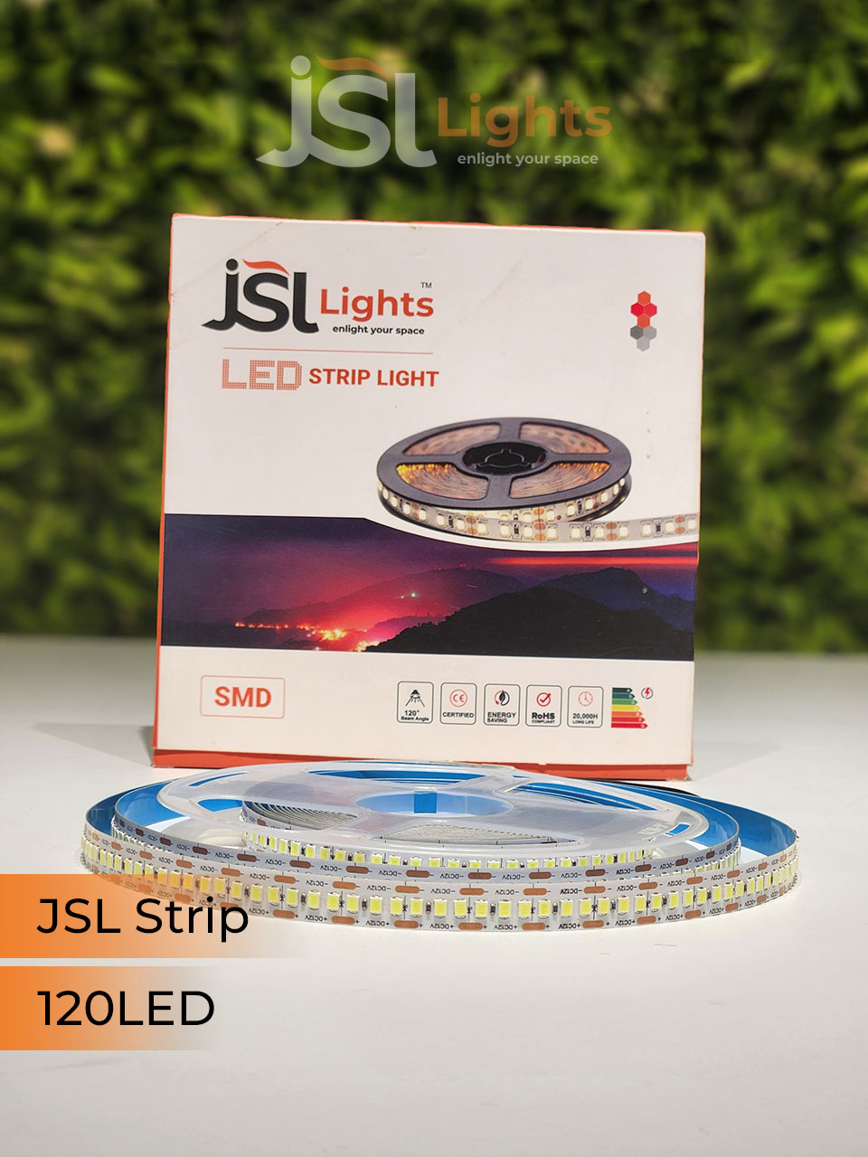 JSL 12V 2835 120Led Strip Light 5Mt Pack