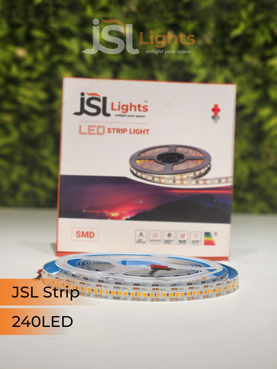 JSL 12V 2835 240Led Strip Light 5Mt Pack