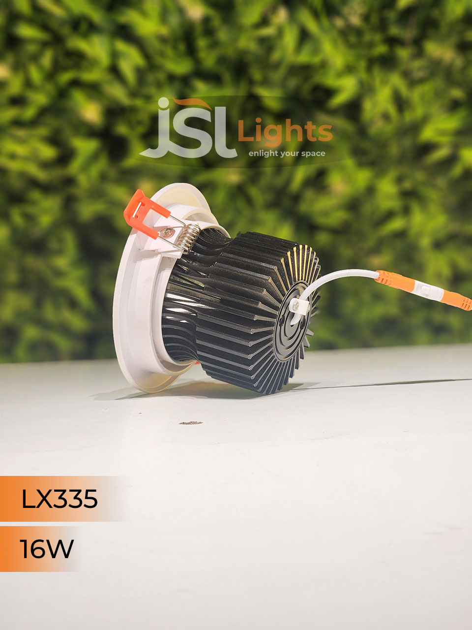 LX 335 16W Round Recessed COB Downlight spotlight for showroom