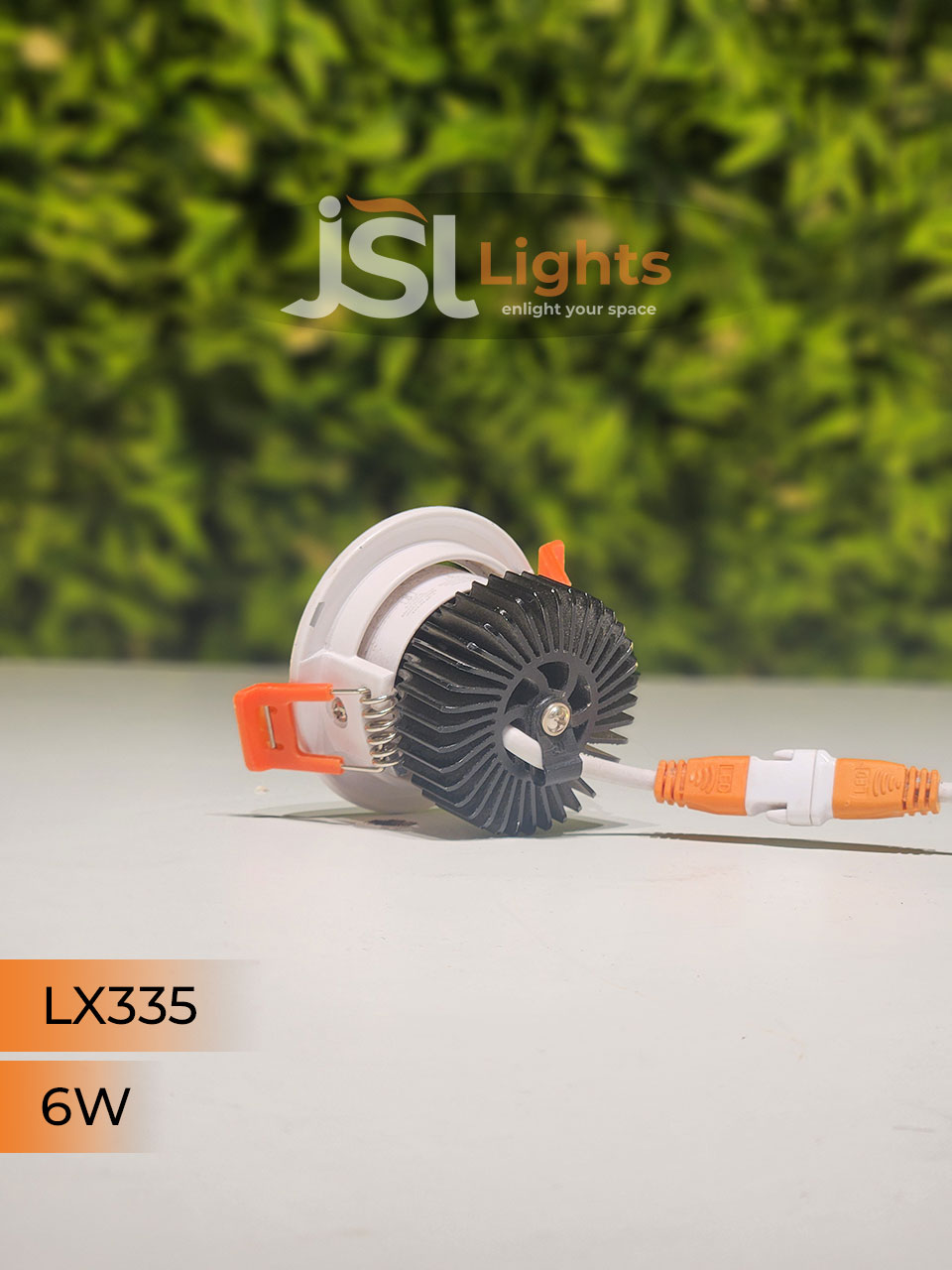 LX 335 6W Round Recessed COB Downlight spotlight for showroom